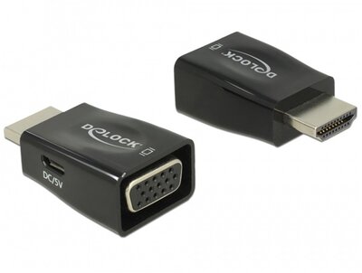 DELOCK Átalakító HDMI-A male > VGA female
