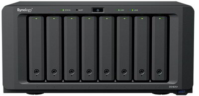 Synology DiskStation DS1825+ NAS hálózati adattároló (DS1825+) - AMD Ryzen V1500B, 8GB RAM, Háttértár nélkül (Max 8x)