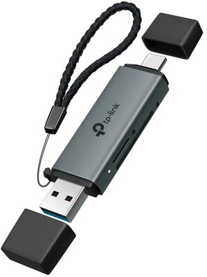 TP-Link USB 3.0 - Type-C/A to SD & MicroSD 3.0 kártyaolvasó Adapter (UA430D ) - Szürke színben
