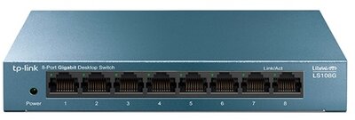 TP-LINK Switch 8x1000Mbps Fémházas (LS108G)