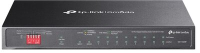 TP-LINK Switch 9x1000Mbps(8xPOE+) + 1xGigabit SFP Fémházas (DS110GMP)
