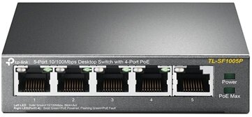 TP-LINK Switch 5x100Mbps (4xPOE) (TL-SF1005P)