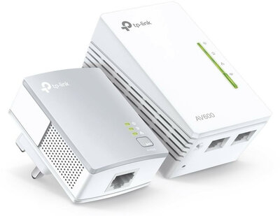 TP-LINK Wi-Fi Extender Powerline AV600 2x100Mbps + Wireless N-es 300Mbps (TL-WPA4220 KIT)