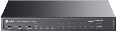 TP-LINK Switch 8x100Mbps(8xPOE+) + 2x1000Mbps + 1xGigabit SFP (TL-SL1311P)