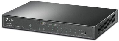 TP-LINK Switch 9x1000Mbps (8xPOE+) + 1xGigabit kombó SFP, Easy Smart (TL-SG1210MPE)