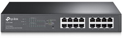 TP-LINK Switch 16x1000Mbps (8xPOE), Easy Smart (TL-SG1016PE)