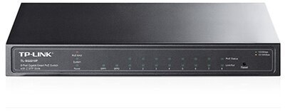 TP-LINK Switch 8x1000Mbps (8xPOE) + 2xSFP, menedzselhető (SG2210P)