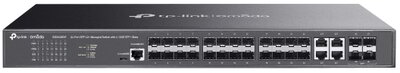 TP-LINK Switch 20x1000Mbps + 4xGigabit SFP kombó + 4x10G SFP+ + 1xkonzol port, menedzselhető (SG3428XF)