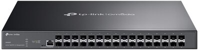 TP-LINK Switch 32x10Gbps SFP+ + 2xkonzol port, menedzselhető rackes (SX3032F)