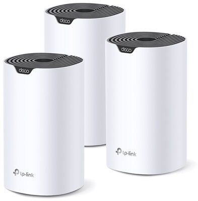 TP-LINK Wireless Mesh Networking system AC1900 kétsávos otthoni mesh Wi-Fi 5 Router DECO S7(3-PACK)