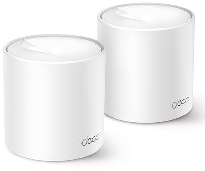 TP-LINK Wireless Mesh Networking system AX1500 kétsávos otthoni mesh Wi-Fi 6 Router DECO X10 (2-PACK)
