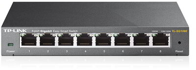 TP-LINK Switch 8x1000Mbps Easy Smart (TL-SG108E)