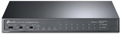 TP-LINK Switch 8x100Mbps (8xPOE+) +2x1000Mbps +1xGigabit SFP (TL-SL1311MP)