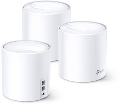 TP-LINK Wireless Mesh Networking system AX1800 kétsávos otthoni mesh Wi-Fi 6 Router DECO X20 (3-PACK)