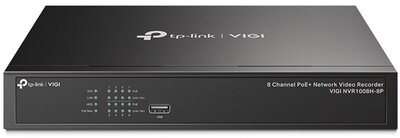 TP-LINK Hálózati Video Recorder 8 csatornás POE+ (VIGI NVR1008H-8P)