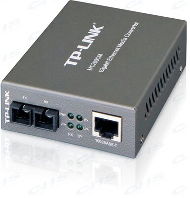 TP-LINK Optikai Media Konverter 1000(réz)-1000FX(SC) Multi mód (MC200CM)