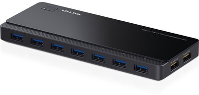 TP-LINK USB 3.0 HUB 7 Portos + 2xtöltési csatlakozás (UH720)