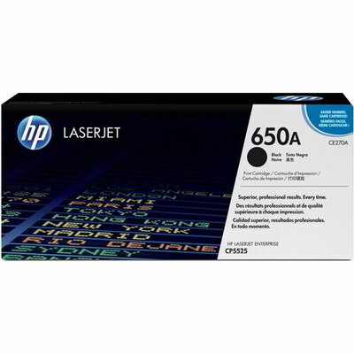 HP 650A Black (Fekete) LaserJet toner (CE270A)