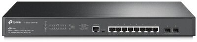 TP-LINK Switch 8x2500Mbps (8xPOE+) + 2x10G SFP+ + 1xkonzol port + 1xUSB, menedzselhető (SG3210XHP-M2)