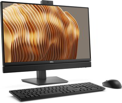 Dell Pro 24 All In One számítógép (BTO103_QC24251_EMEA_UBU) - 23.8" FullHD, Kamera, Intel Core Ultra 5-235T, 16GB RAM, 512GB SSD, WiFi + Bluetooth, Magyar vezeték nélküli billentyűzet és egér, Operációs rendszer nélkül, 3 év garancia, Fekete színben
