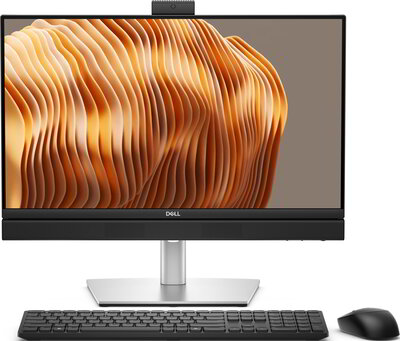 Dell Pro 24 All In One Plus számítógép (BTO103_QB24250_EMEA_UBU) - 23.8" FullHD, Kamera, Intel Core Ultra 7-265, 16GB RAM, 512GB SSD, WiFi + Bluetooth, Magyar vezeték nélküli billentyűzet és egér, Operációs rendszer nélkül, 3 év garancia, Fekete színben