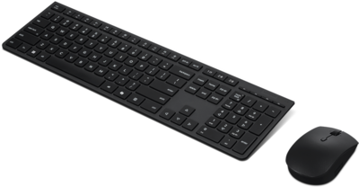Lenovo Professional Wireless Rechargeable Combo újratölthető vezeték nélküli billentyűzet és egér (4X31R64332) - Fekete színben