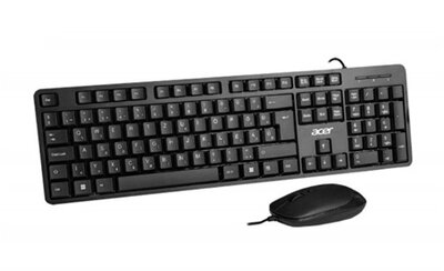 Acer Vero AAK400 Vezetékes billentyűzet és egér magyar kiosztás (GP.ACC11.03T) - Fekete színben