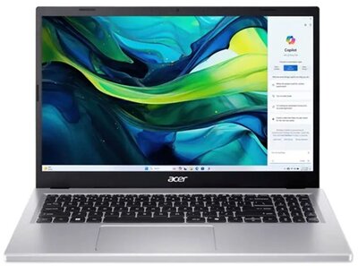 Acer Aspire Go 15 AG15-72P-70NT Notebook (NX.JSVEU.00B) - 15.6" FullHD, Intel Core Ultra 7-150U, 16GB RAM, 1TB SSD, Magyar billentyűzet, Operációs rendszer nélkül, 3 év garancia, Ezüst színben