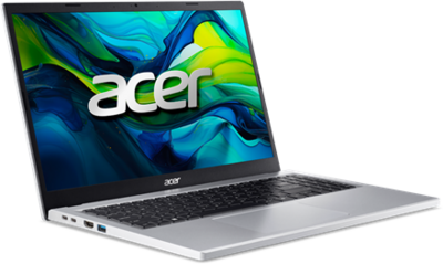 Acer Aspire Go 15 AG15-32P-33EG Notebook (NX.J8XEU.00B) - 15.6" FullHD, Intel Core 3-N355, 16GB RAM, 1TB SSD, Magyar billentyűzet, Operációs rendszer nélkül, 3 év garancia, Ezüst színben