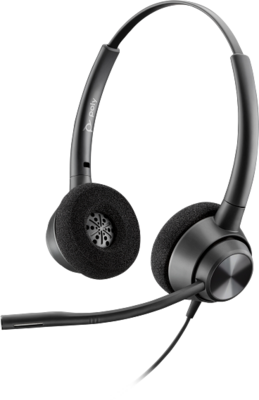 HP Poly EncorePro 320 with Quick Disconnect Binaural Headset TAA (77T26AA)