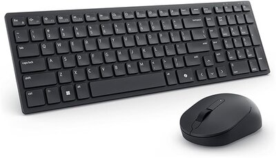 Dell KM555 Pro Compact Silent Vezeték nélküli angol billentyűzet és Egér (580-BBWM) - Fekete színben