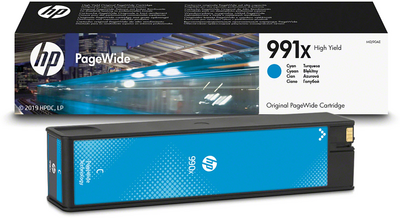 HP 991X Cyan (Ciánkék) Nagykapacitású PageWide tintapatron (M0J90AE)