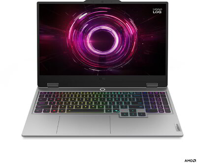 Lenovo LOQ 15AHP10 Gamer Notebook (83JG004VHV) - 15.6" FullHD, AMD Ryzen 7-250, 16GB RAM, 1TB SSD, nVidia GeForce RTX 5060 8GB, Magyar billentyűzet, Windows 11 Home, 3 év garancia, Szürke színben