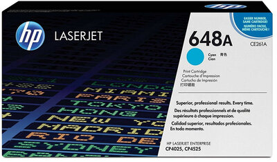 HP 648A Cyan (Ciánkék) LaserJet toner (CE261A)
