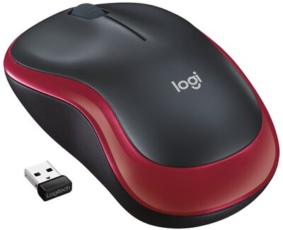 Logitech Signature M185 Vezeték nélküli egér (910-002237) - Piros színben