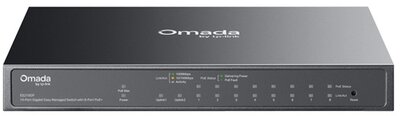 TP-LINK Switch 9x1000Mbps (8xPOE+) +1xGigabit SFP kombó Fémházas Easy Smart (ES210GP)