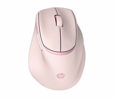 HP Tilt Ergonomic Wireless Mouse 720M Vezeték nélküli egér (BH7N4AA) - Rózsaszín színben