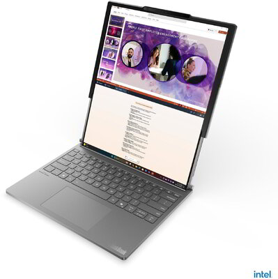 Lenovo ThinkBook Plus G6 Rollable Notebook (21TR000JRM) - 14.0" WQXGA, Intel Core Ultra 7-258V, 32GB RAM, 1TB SSD, Angol billentyűzet, Windows 11 Professional ENG, 3 év garancia, Szürke színben