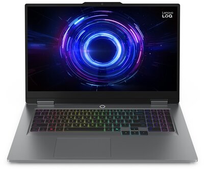 Lenovo LOQ 17IRX10 Gamer Notebook (83JH00C7HV) - 17.3" FullHD, Intel Core i7-13700HX, 32GB RAM, 1TB SSD, nVidia GeForce RTX 5060 8GB, Magyar billentyűzet, Operációs rendszer nélkül, 3 év garancia, Sötétszürke színben