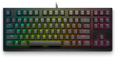 Dell Alienware AW420K Tenkeyless Gaming Keyboard vezetékes gamer billentyűzet (545-BBDY) - amerikai kiosztás - Fekete színben