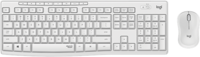 Logitech MK295 Vezeték nélküli billentyűzet és egér magyar kiosztás (920-009873) - Fehér színben