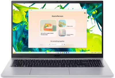 Acer Aspire Go 15 AG15-72P-59ZN Notebook (NX.JRREU.004) - 15.6" FullHD, Intel Core 5-120U, 16GB RAM, 512GB SSD, Magyar billentyűzet, Windows 11 Home, 3 év garancia, Ezüst színben