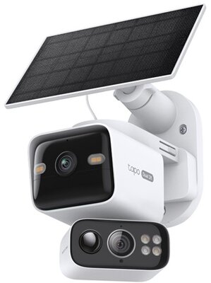 TP-LINK Wireless Kamera Cloud kültéri Dual + Okos Solar Panel IP65 1xSIM foglalat (TAPO C645D KIT)