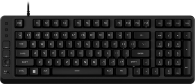 HP HyperX Origins 2 1800 Eve RGB Gaming Keyboard vezetékes gamer billentyűzet (B7JE0AA) - brit billentyűkiosztás - Fekete színben