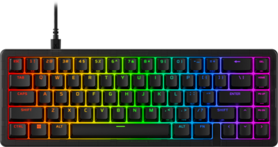 HP HyperX Origins 2 65 Gaming Keyboard vezetékes gamer billentyűzet (B4QS3AA) - brit billentyűkiosztás - Fekete színben