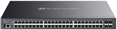 TP-LINK Switch 8x1000Mbps(8xPOE++) + 40x1000Mbps(40xPOE+) + 4x10Gbps SFP+ + 1xkonzol port, Menedzselhető (SG5452XMPP)