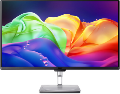 Acer ProCreator PE320QKXsmiiphuzx ZeroFrame Monitor (UM.JP0EE.X05) - 31.5" UHD (3840×2160) OLED, 240Hz, 0.01ms, 250nits, HDMI, DisplayPort, 2 év garancia, Fekete színben