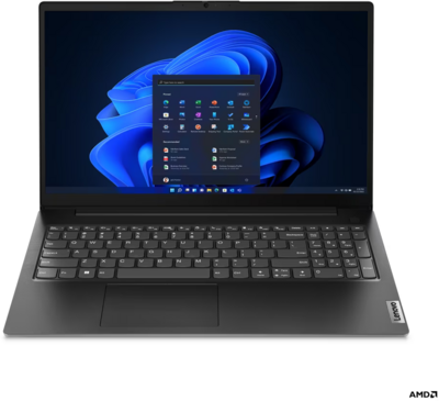 Lenovo V15 G4 Notebook (82YU00YUHV) - 15.6" FullHD, AMD Ryzen 3-7320U, 8GB RAM, 256GB SSD, Magyar billentyűzet, Windows 11 Home, 3 év garancia, Fekete színben