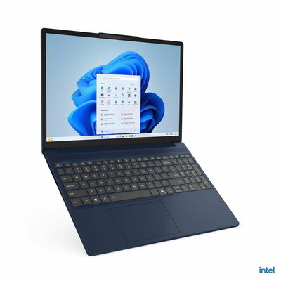 Lenovo IdeaPad Slim 3 Notebook (83K100JEHV) - 15.6" FullHD, Intel Core i7-13620H, 16GB RAM, 512GB SSD, Magyar billentyűzet, Operációs rendszer nékül, 3 év garancia, Kék színben