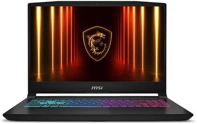 MSI Katana 15 HX B14WEK Gaming Notebook (9S7-1587C1-276) - 15.6" QHD, Intel Core i7-14650HX, 16GB RAM, 1TB SSD, nVidia GeForce RTX 5050 8GB, Magyar billentyűzet, Operációs rendszer nélkül, 3 év garancia, Fekete színben